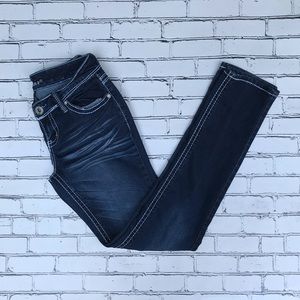 Ariya Embellished Straight Leg Jeans